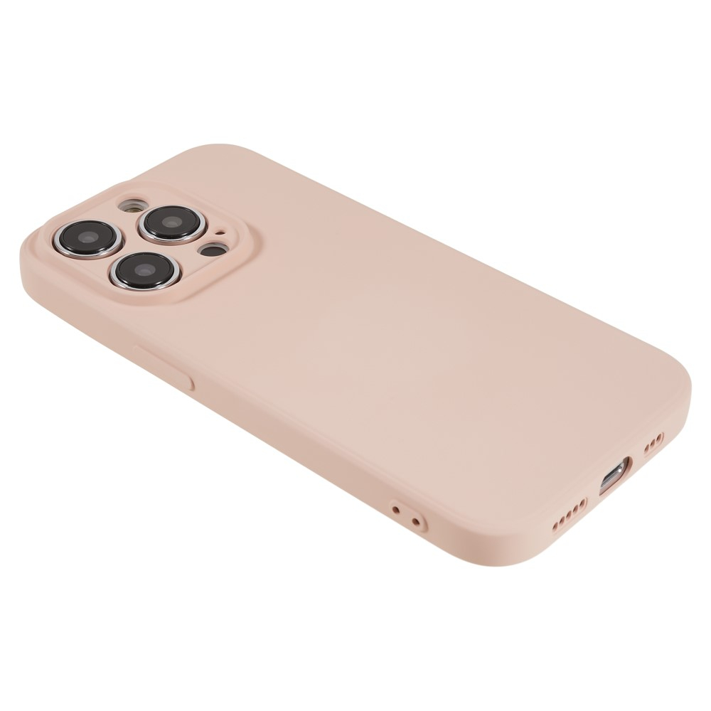 iPhone 14 Pro Gummi Case Hülle mit Kameraschutz - Rosa (Matt)