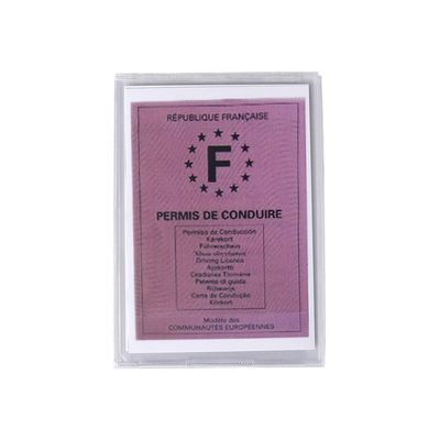 Exacompta - Pochette de protection - 73 x 107 mm - permis de conduire