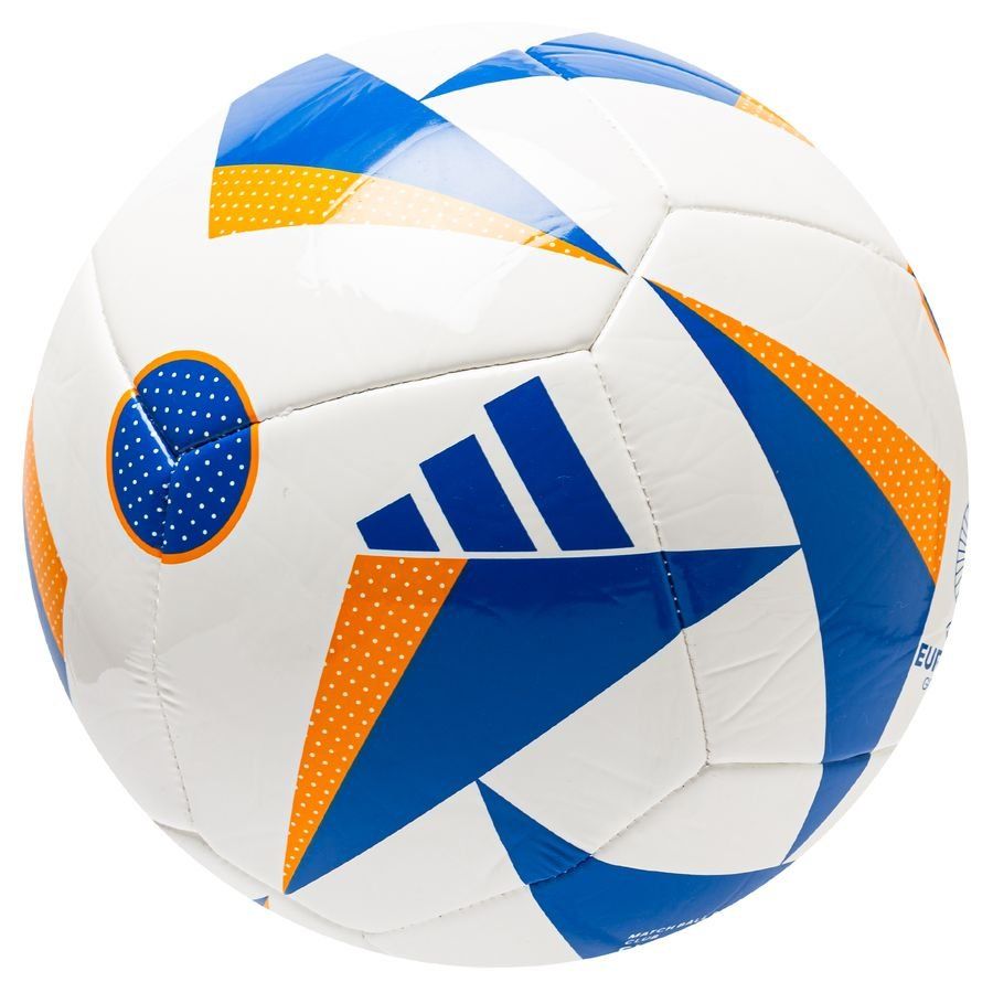 adidas Ballon FUSSBALLLIEBE Club EURO 2024 - Blanc/Bleu/Jaune
