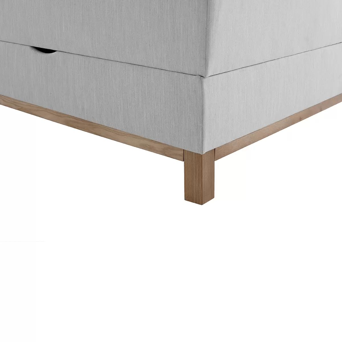 Boxspringbett CATANIA 180x200 Hellgrau