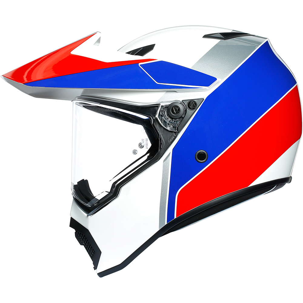 AGV - Casque AX9 Atlante Blanc / Bleu / Rouge