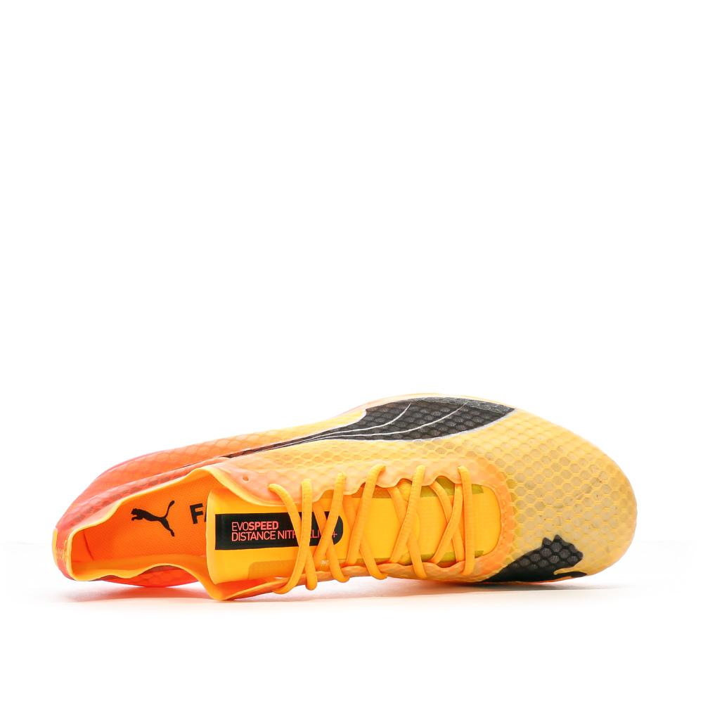 Puma Chaussures Athlétisme Orange/Rose Homme PUMA Evospd Distance Elite+