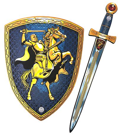 Liontouch Kostüm - Riddersæt - Blau