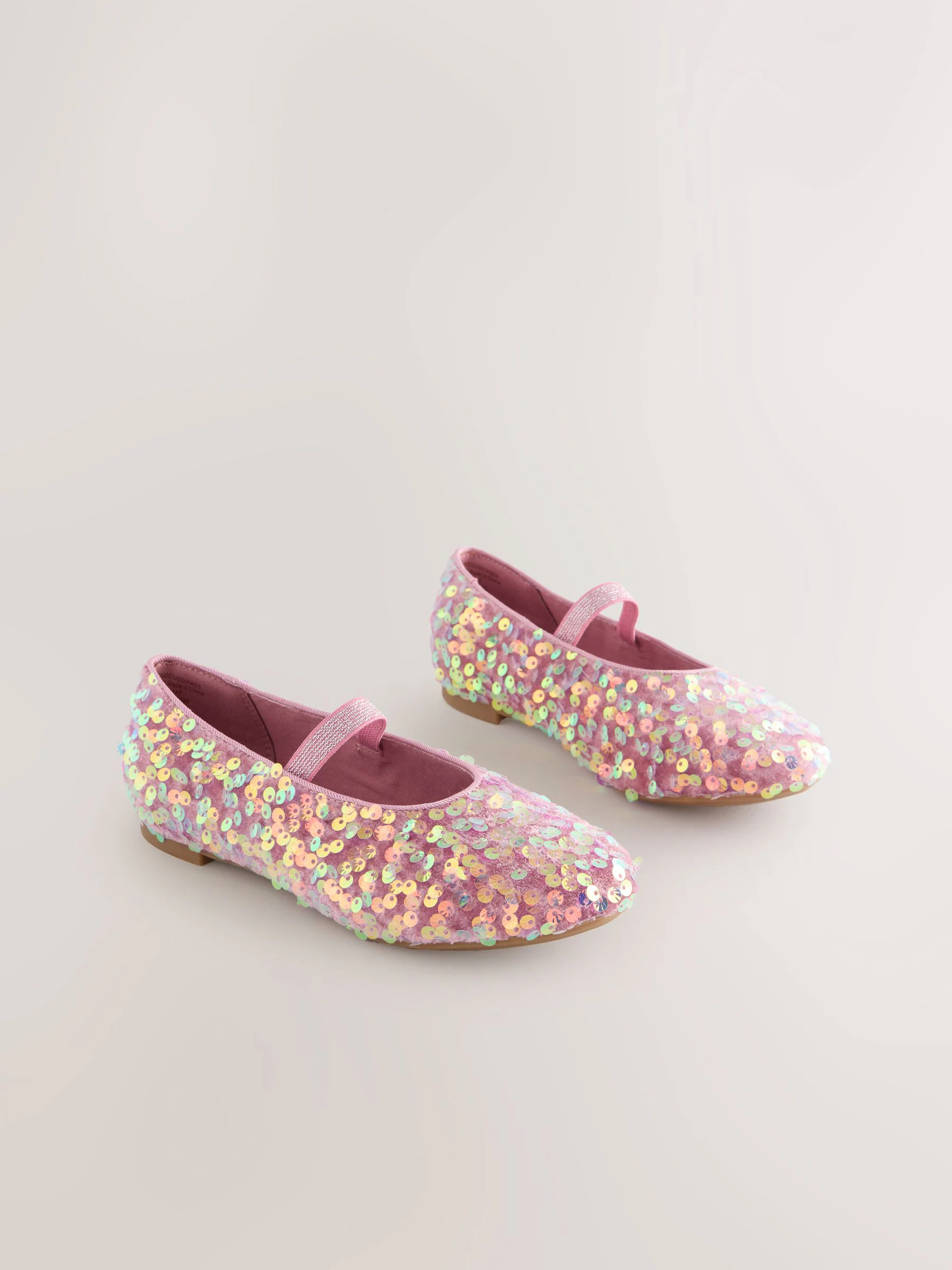 Roze - Pailletten Balletschoenen