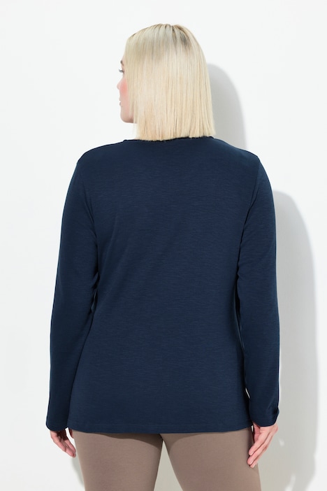 Bellieva-T-Shirt, Maternity Shape, Still-Funktion, Langarm, Biobaumwolle, GOTS
