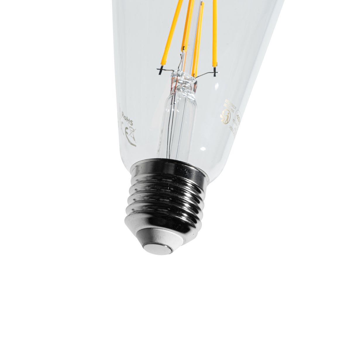 E27 LED lamp filament ST64 helder 4W 470 lm 2700K
