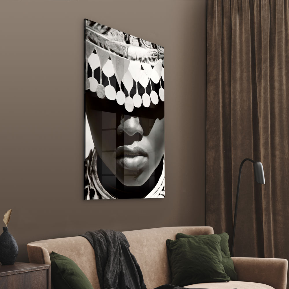 Walljar acrylglas schilderij - Silver Men Acrylglas schilderij - 120 x 180 cm