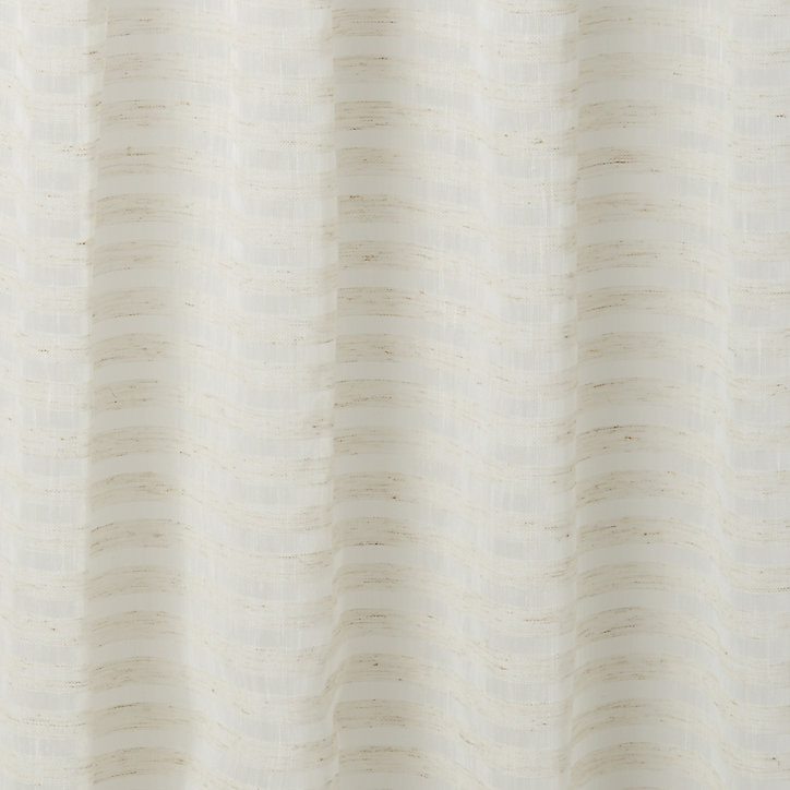 Voilage GoodHome Tolok ivoire l.140 x H.260 cm