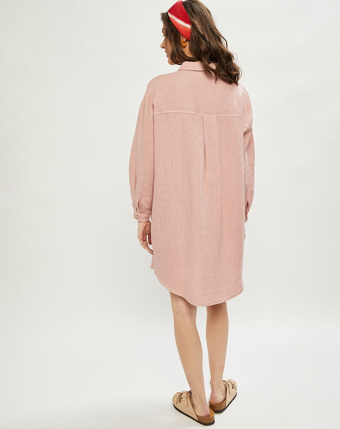 Harris Wilson Robe 100% Lin Caroline poudre