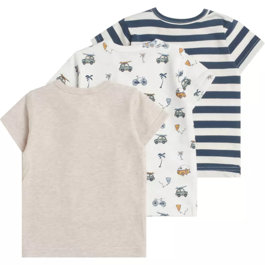 Hust & Claire T-Shirts Asmo Ivory 3er Pack