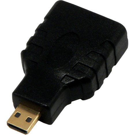 MCL CG-285 changeur de genre de câble HDMI A HDMI micro-D Noir