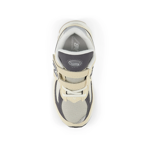 New Balance Kids' 2002 Hook & Loop Sneakers, Sandstone, 34.5