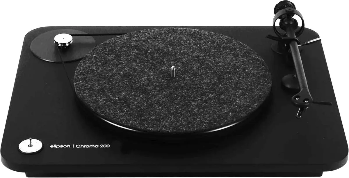 Elipson Chroma 200 Noir mat Platines vinyle hi-fi