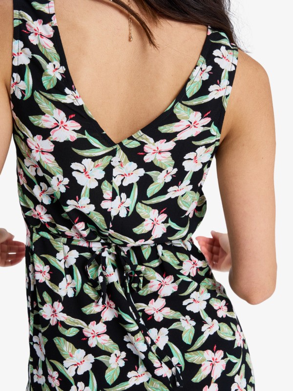 Free Spirits Mini Robe col en V Noir Femme
