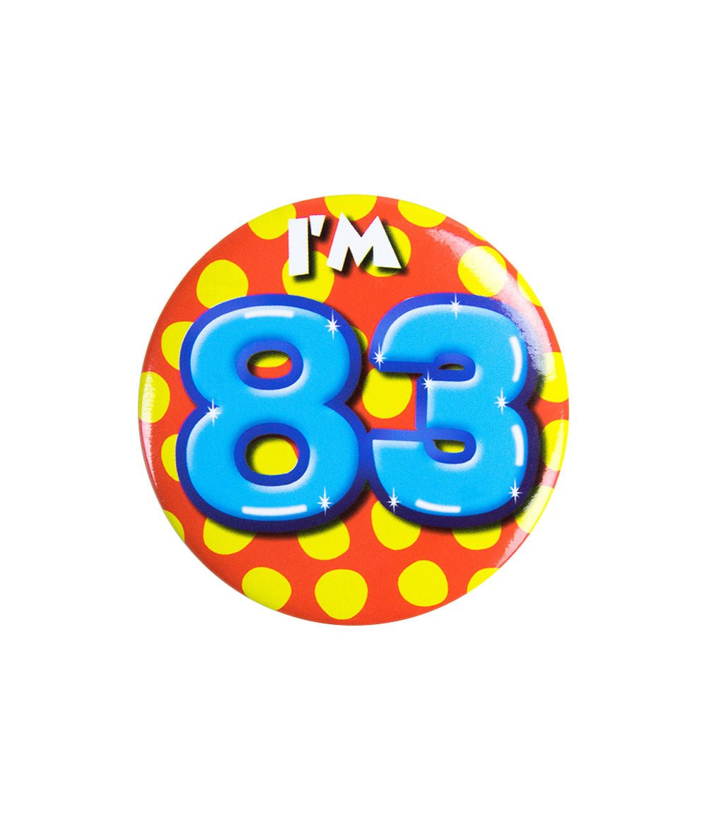 I'm 83 Button 83 Jaar 5,5cm