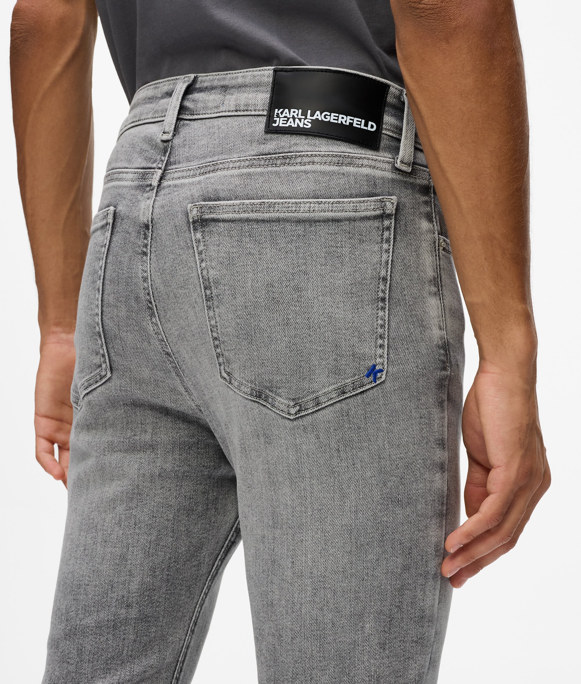 Verbleekte skinny Jeans