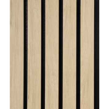 Lattenwand MDF Decowall Essential natuur eiken 260 x 30 cm (2 stuks) 1.56 m2