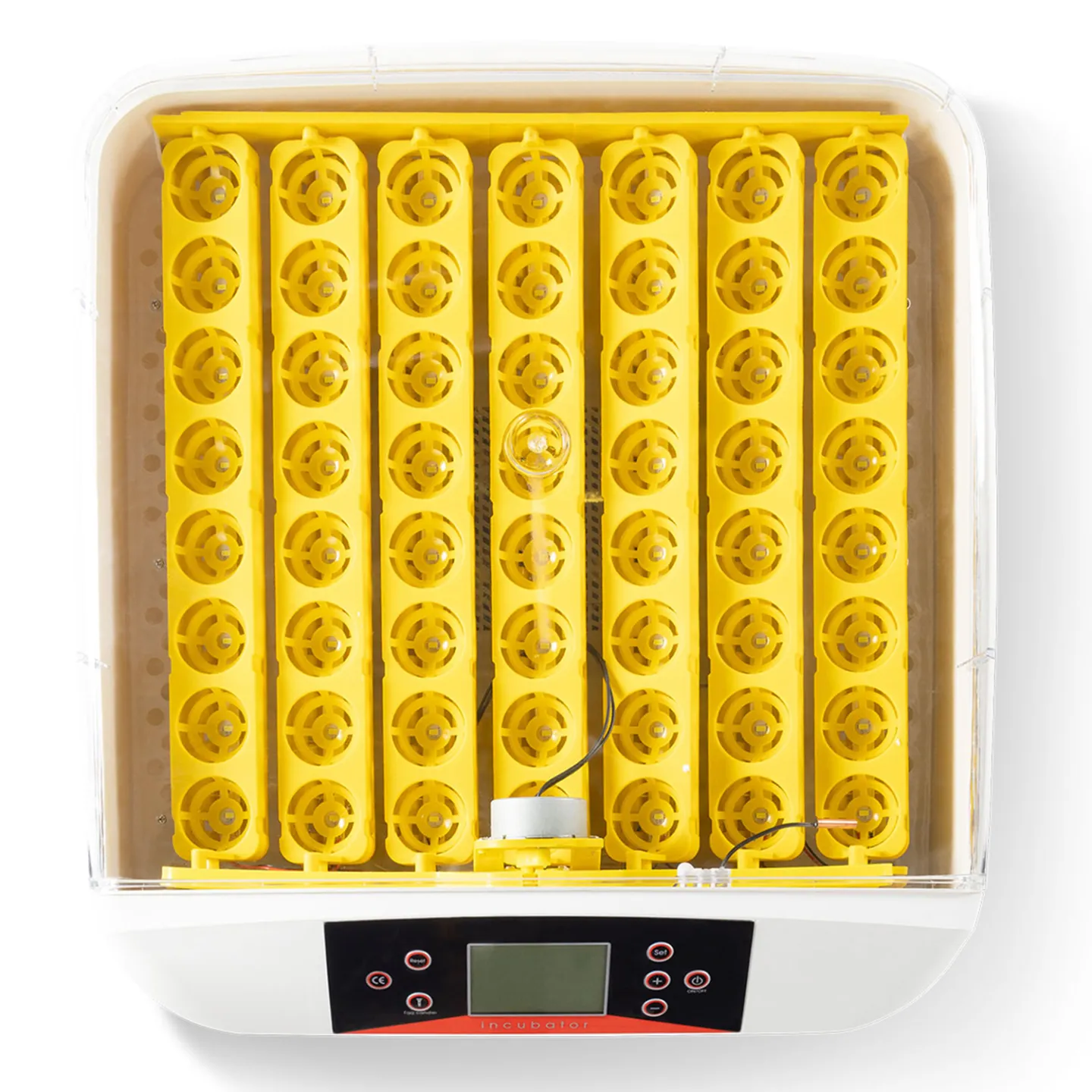 Couveuse PRO automatique 56 oeufs éclairés incubateur autonome avec LED mire oeufs