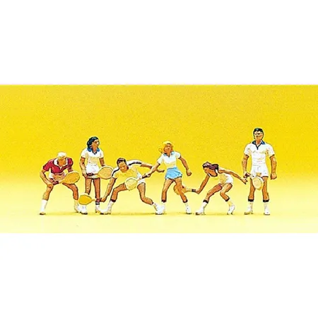 Preiser Figuren Tennisspieler, Spur H0, 1:87