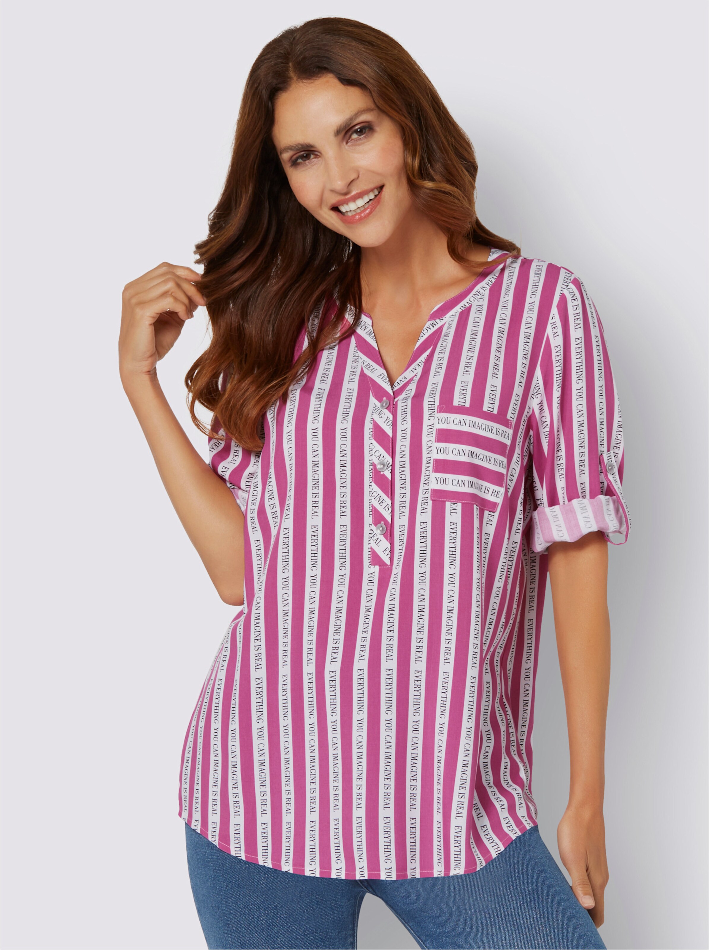 Druckbluse