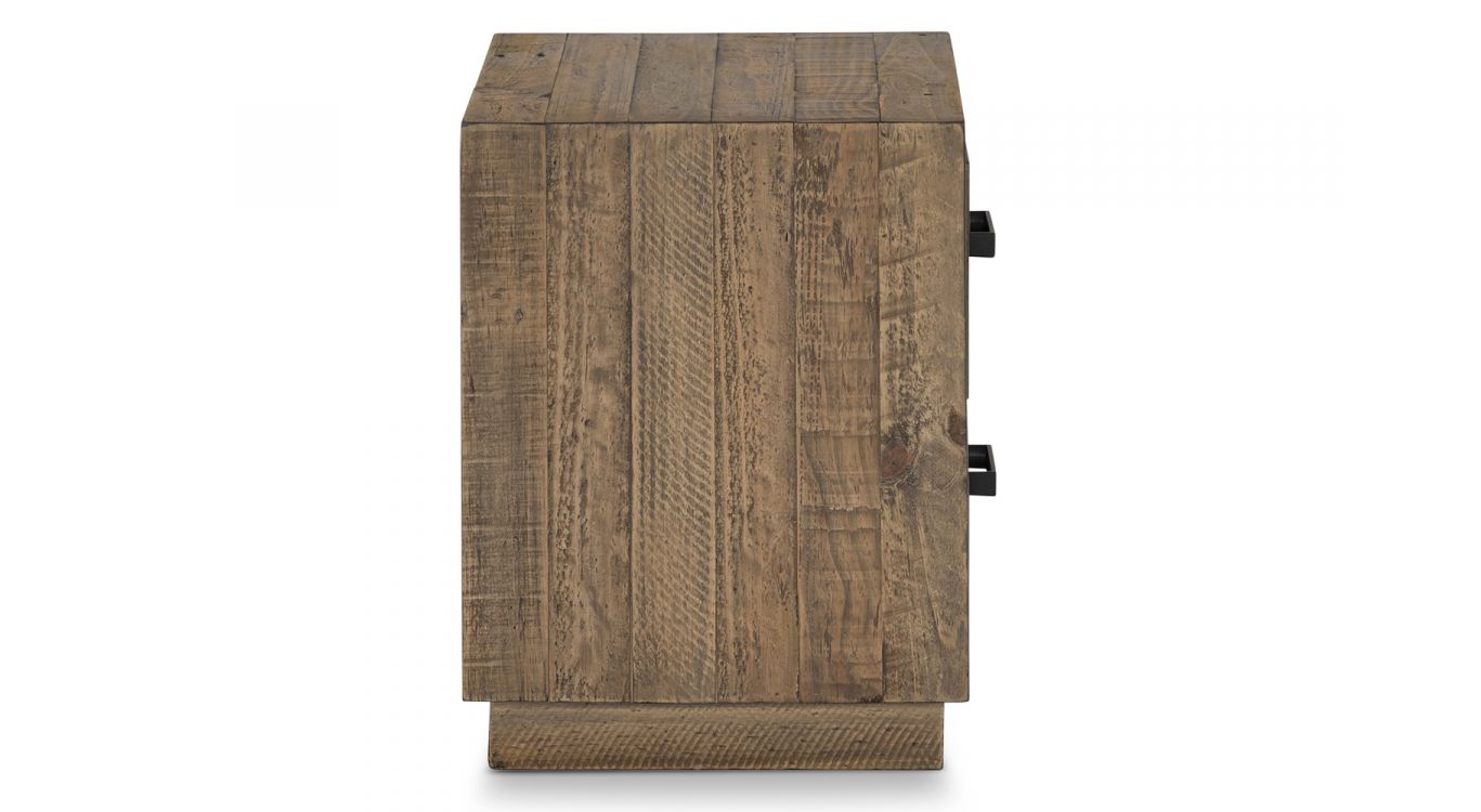 Table de chevet bois marron 61x40x53cm