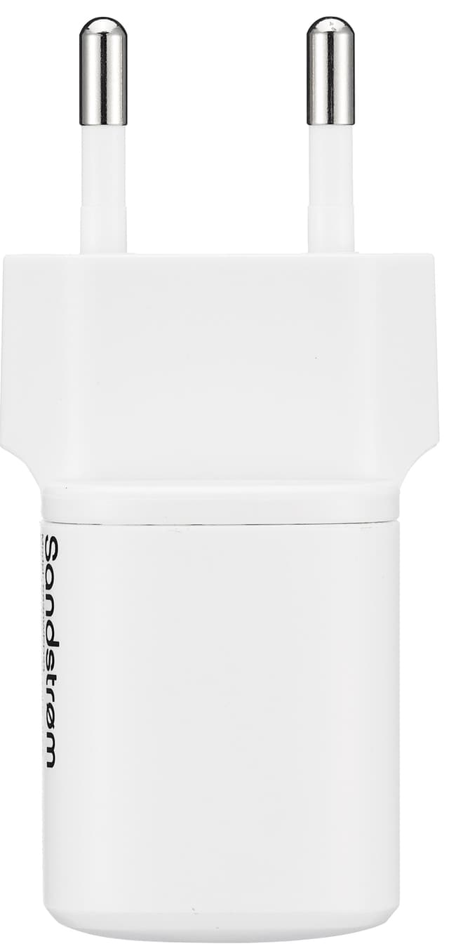 Sandstrøm 20 W USB-C PD vægoplader 361579