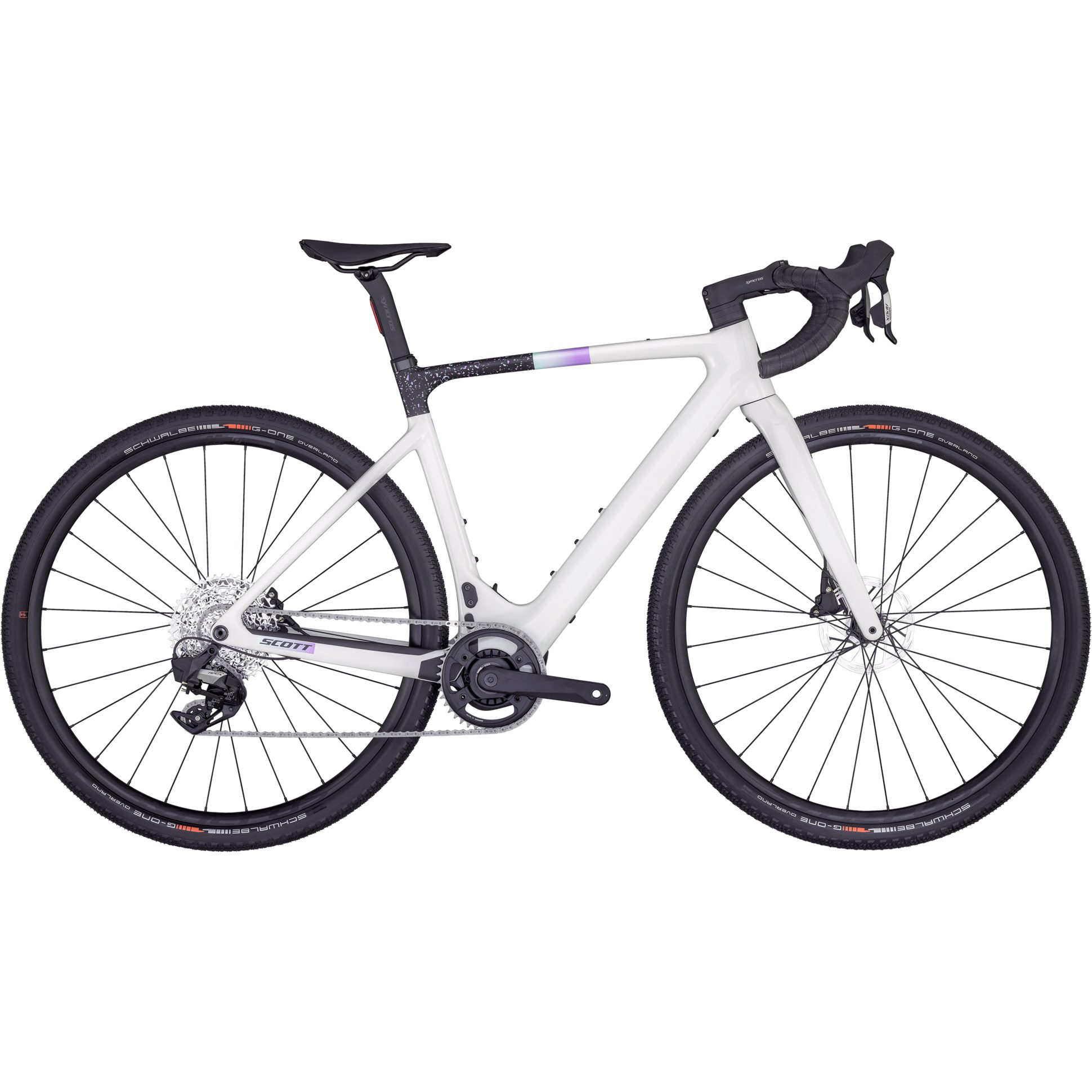 Scott Contessa Solace Gravel eRIDE 15 Carbon E-Gravel Bike Damen beluga grey