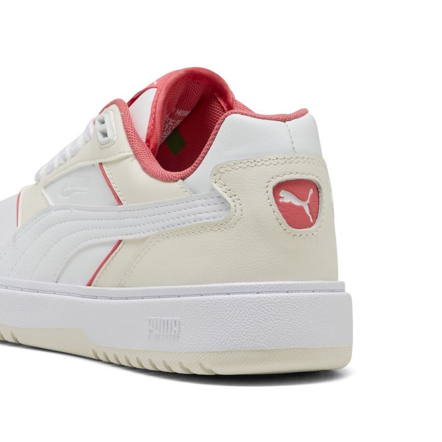 PUMA Doublecourt Chaussures - Blanc/Rouge