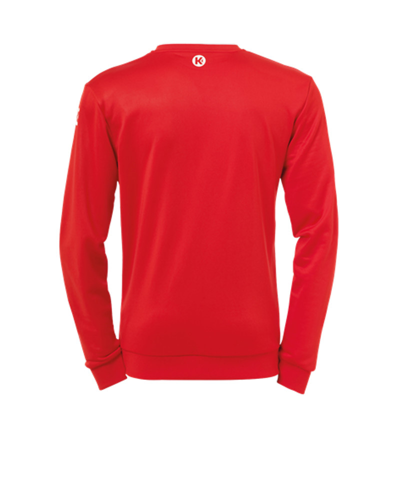 Kempa Curve Training Sweatshirt Kids Rot Weiss F02