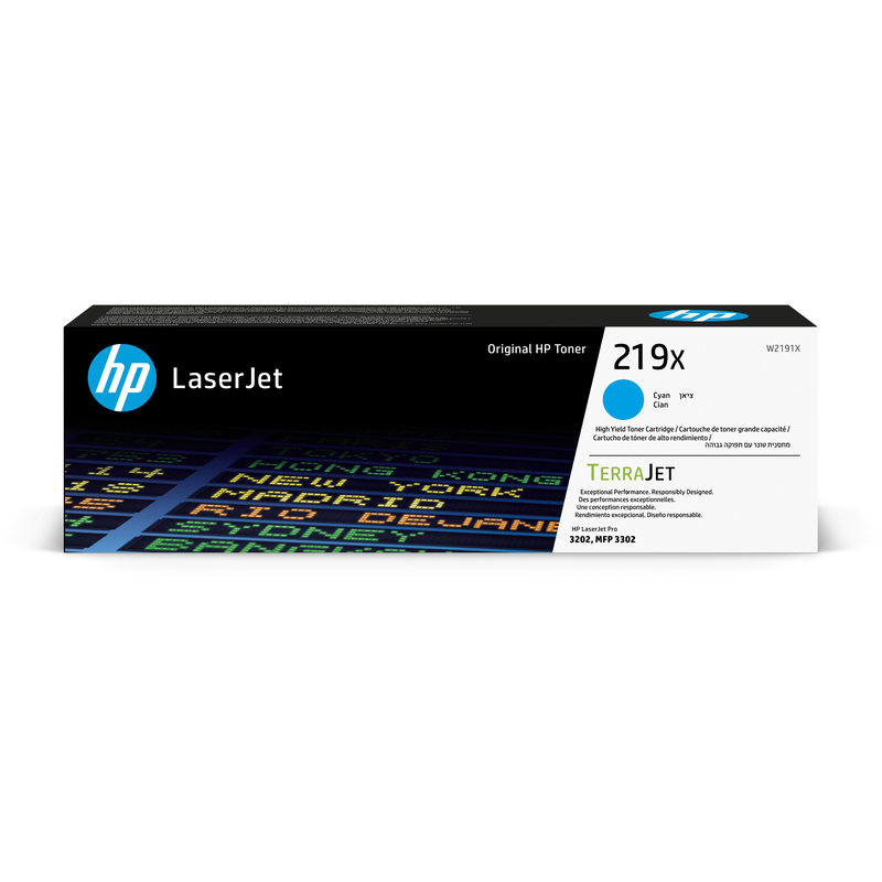 HP 219X (W2191X) Toner, cyan
