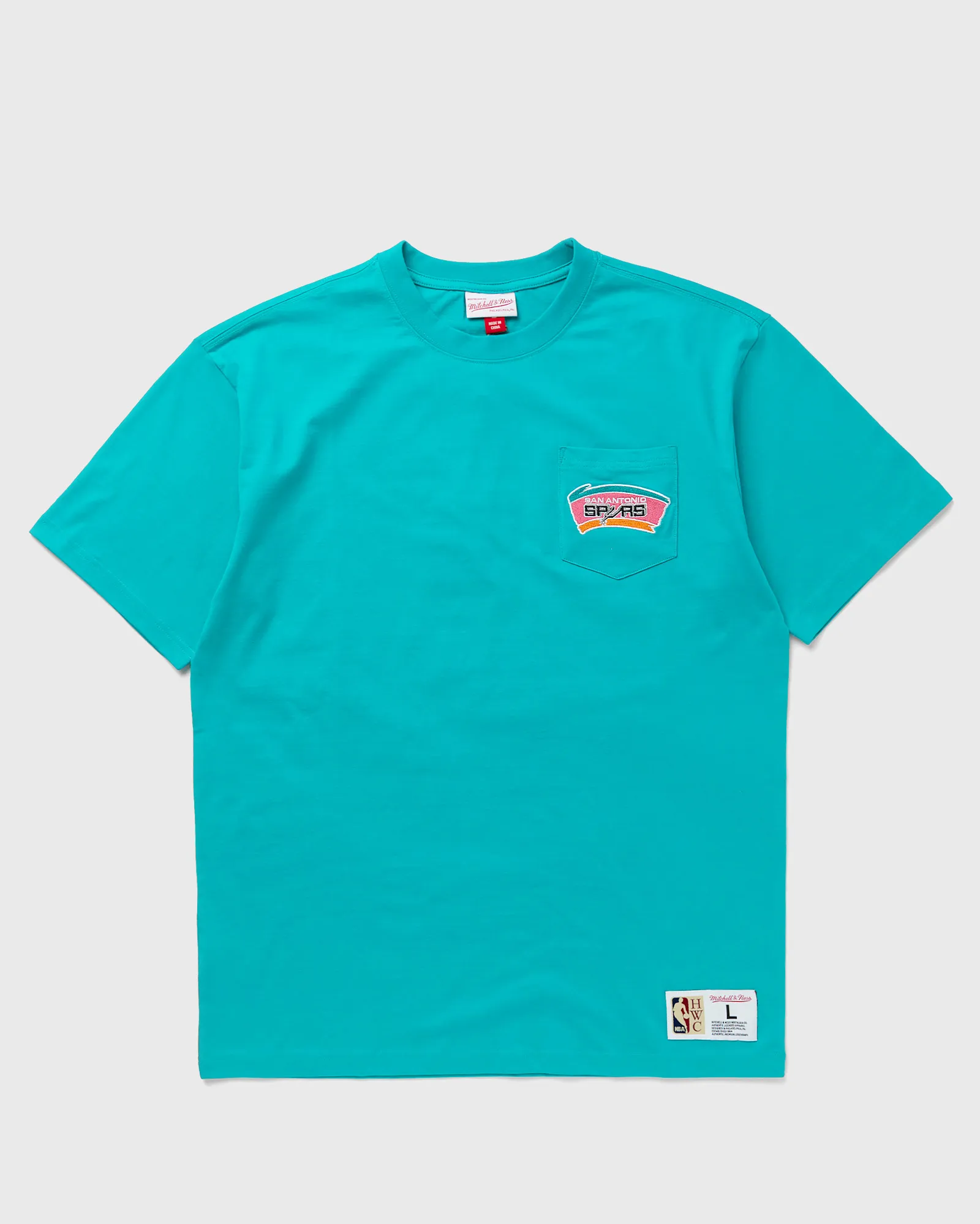 Mitchell & Ness NBA PREMIUM POCKET TEE SAN ANTONIO SPURS