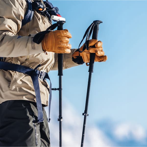 Gant de ski THE MOUNTAIN STUDIO THE TMS & HESTRA® LEATHER GLOVE SAND