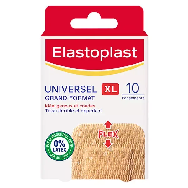 Elastoplast Universal Fabric XL Formato Grande 10 curativos