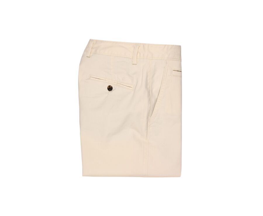 Bermuda chino homme Écru - BARRY