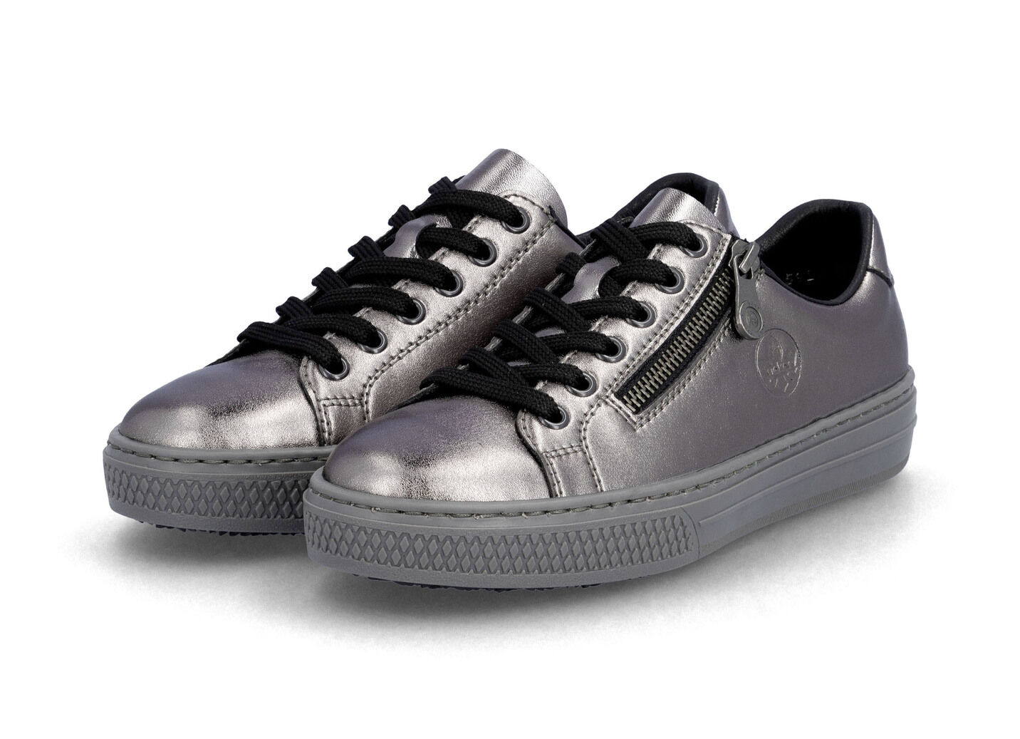 Rieker, modische Damen-Sneaker, mit Reissverschluss