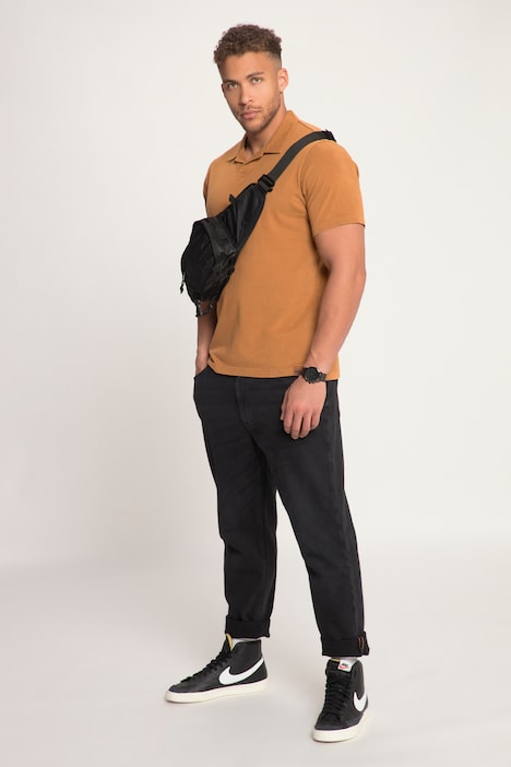 STHUGE Poloshirt, Jersey, Halbarm, Cuba-Kragen, bis 8 XL
