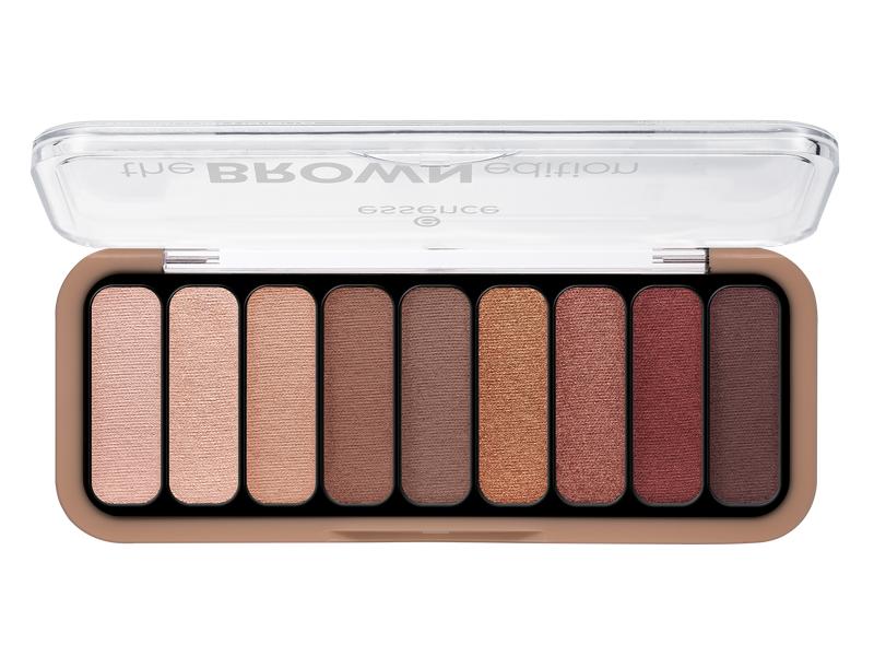 essence Lidschatten-Palette The Brown Edition 30 Gorgeous B Langanhaltende Lidschatten-Palette für zart matte bis metallische Effekte