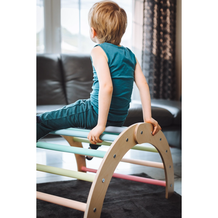 tiSsi® Klettergeräte-Set Pastell bunt