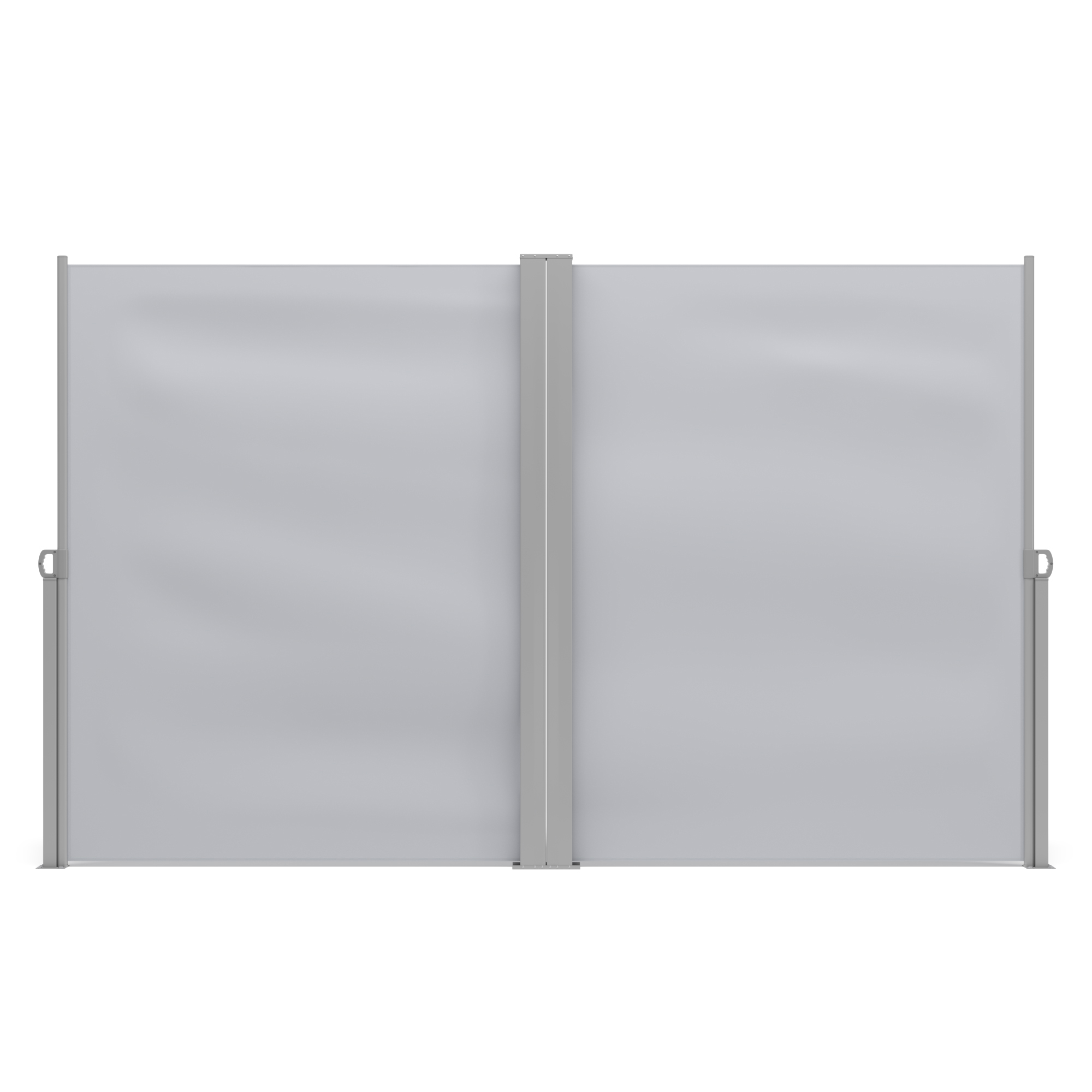 Doppelseitenmarkise 180 x 800 cm grau