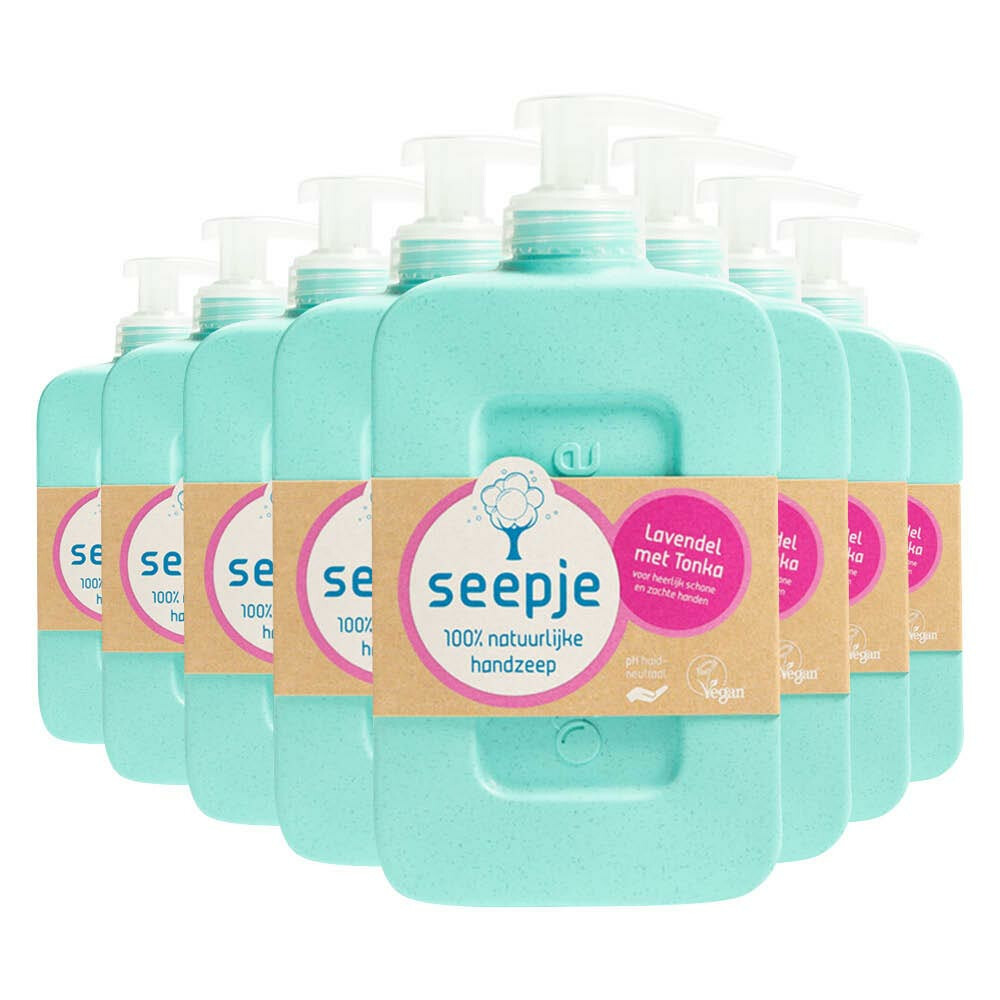8x Seepje Handzeep Lavendel met Tonka300 ml