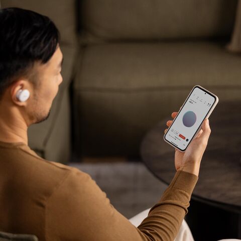 Denon PerL – je persoonlijke in-ear True Wireless-koptelefoon Wit