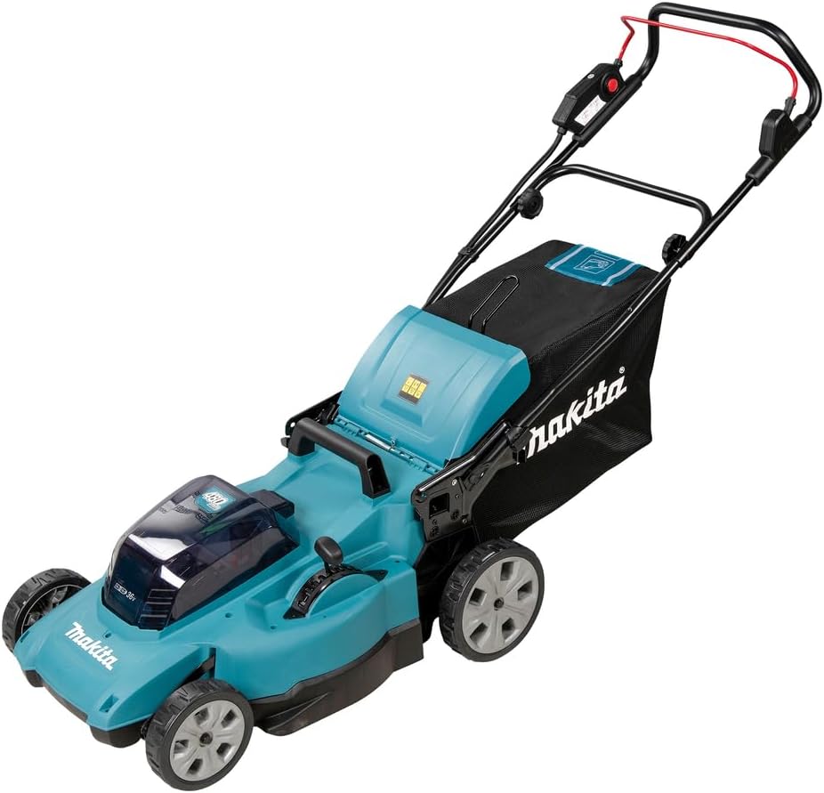 Makita DLM480Z Akku-Rasenmäher 2x18V (ohne Akku, ohne Ladegerät), Petrol