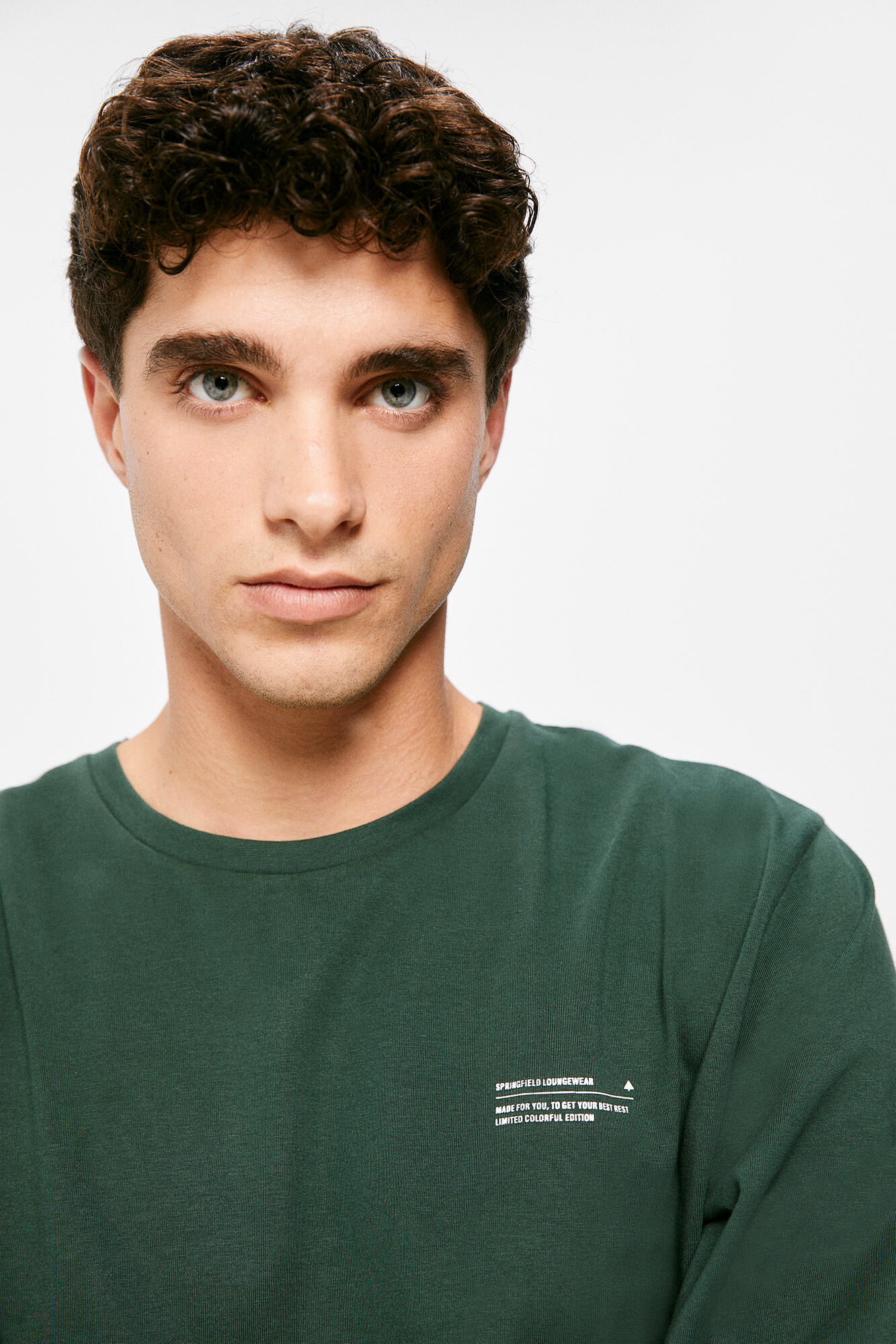 Pijama monocromático extra confortável - verde