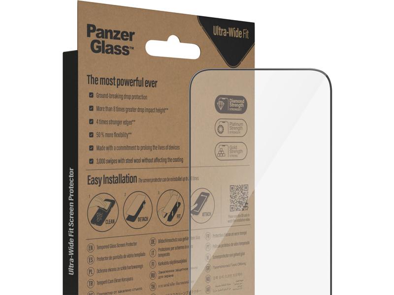 Panzerglass Displayschutz Ultra Wide Fit iPhone 14 Pro Max Display-Schutzfolie für das Apple iPhone 14 Pro Max