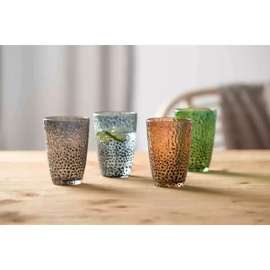 Leonardo Trinkgläser Matera 340 ml 4er Set bunt