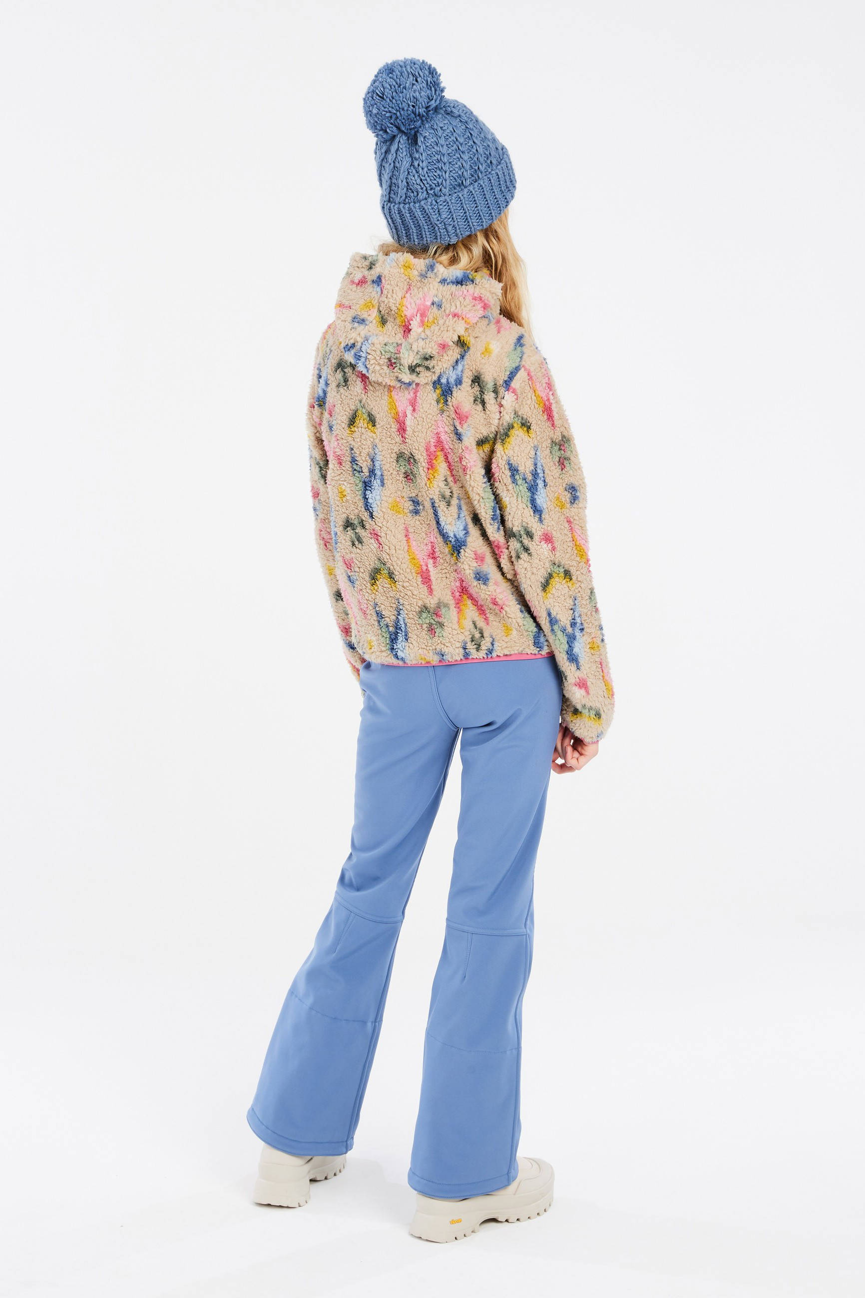 Protest fleecevest Suus beige/multi