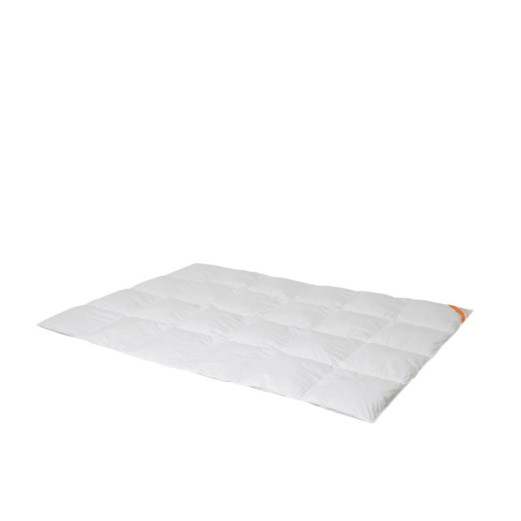 Te warm!eendenveren enkeldekbed - 10% dons/90% veren