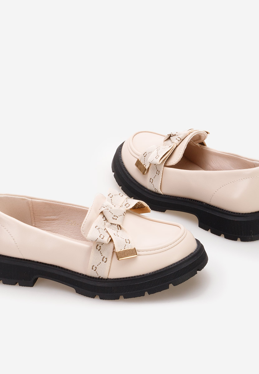 Mocassins filles beige Sophy