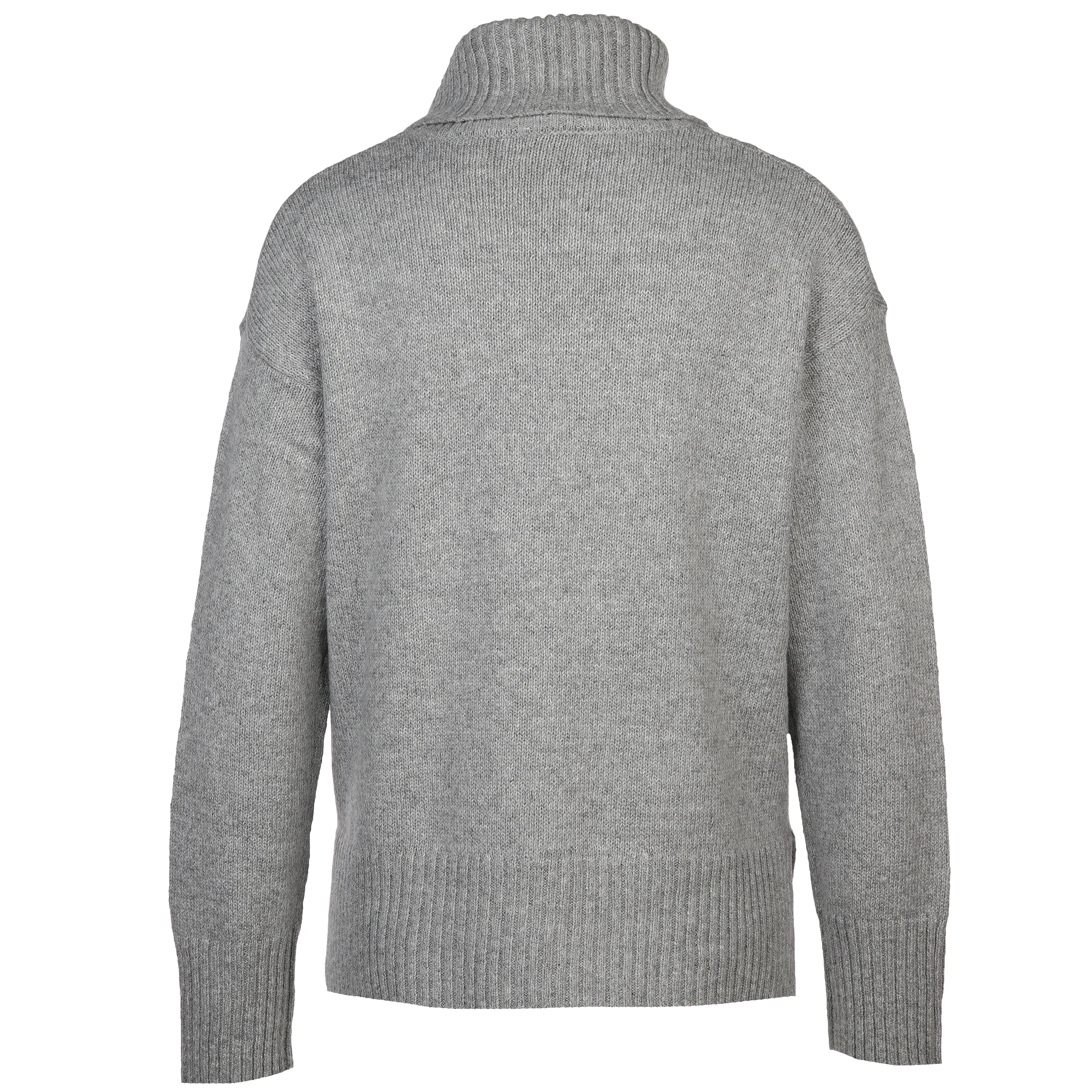 Damen Pullover mit Rollkragen und Zopfmuster