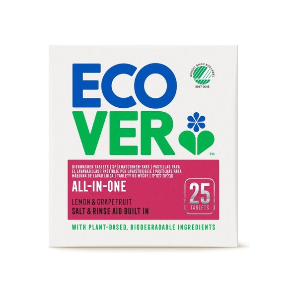 Ecover Pastilhas para Máquina de Lavar Louça All-in-one 25 Unidades
